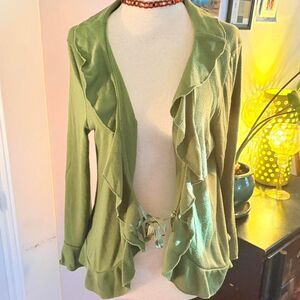 Fashion-bug Women's Green Cardigan